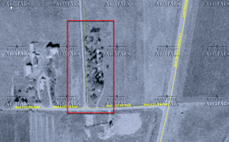 Bells Cabins - 1975 Aerial (newer photo)